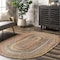 Nuloom Aleen Bohemian Cotton/Jute Area Rug 5ft x 8ft MGNM05A-508O - alternate 1